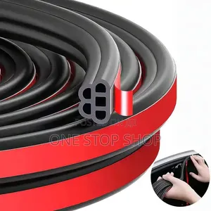 10m B-Shaped Noise Reduction & Waterproofing Rubber Strip