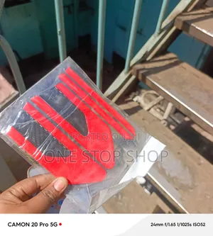 Red Reflective Safety Warning Stickers for Side/Rearview Mirrors