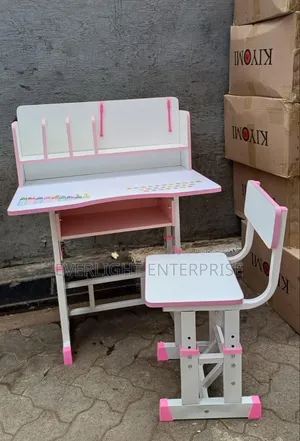 Adjustable Study Table for Kids (Ages 3-10)