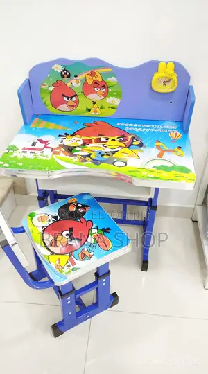 Kiti cha Kusomea cha Watoto Kinachoweza Kurekebishwa - Angry Birds