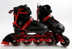 Hy-Skate Sketi za Watoto za Inline - Nyeusi/Nyekundu