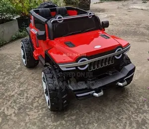 Kids Electric Red Jeep Car