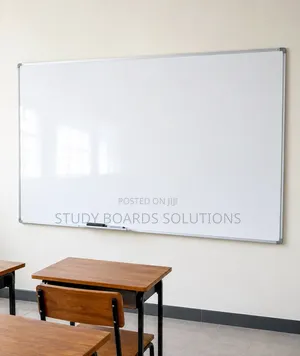 Ubao Mweupe wa Kwenye Ukuta wa Darasani 8ft x 4ft Wenye Sumaku