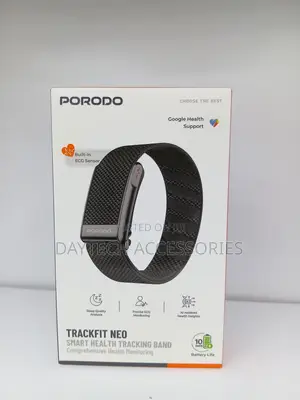 Porodo TrackFit NEO Fitness Band - Nyeusi