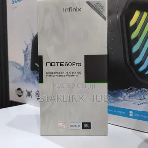 Infinix Note 60 Pro 256GB Mpya Nyeusi
