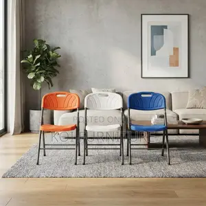 Plastic Armless Foldable Outdoor Office Chair