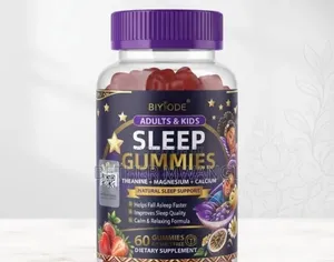 Biyodë Gummies za Kulala kwa Watu Wazima na Watoto - Msaada wa Asili wa Kulala