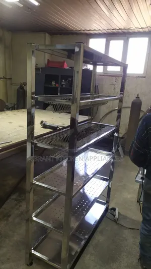 6-Tier Stainless Steel Kitchen Rack
