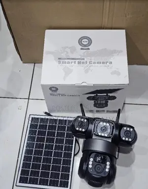 Outdoor 4G Solar Triple Lens Wireless CCTV Camera