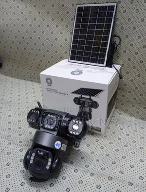 Kamera ya CCTV ya Triple Lens 4G Solar PTZ yenye Sauti