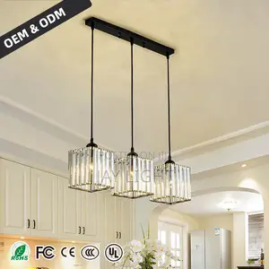 Chandelier ya Chumba cha Kulia chenye Vichwa Vitatu