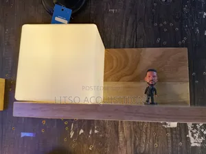 Rafu ya Kisasa ya Mbao ya Ukutani na Mwanga | LED na Nafasi ya Kuonyesha