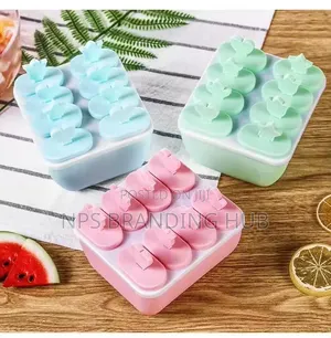 8 Grid Reusable Popsicle Molds / Ice Cream Maker