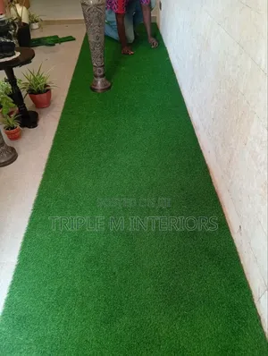 Artificial Grass Carpet Rangi ya Kijani