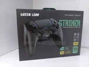 Green Lion Striker Game Controller Isiyo na Waya - Nyeusi