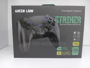 Green Lion Striker Wireless Gaming Controller - Black