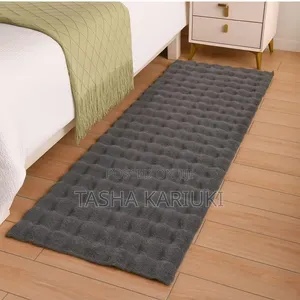 Multicoloured Textured Bedside Mat
