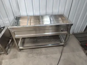 Bain-Marie ya Chuma cha Kutuoa / Onyesho la Joto la Chakula