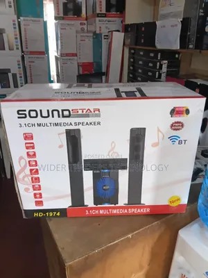 Sound Star 3.1 Channel Multimedia Speaker System DH-1974