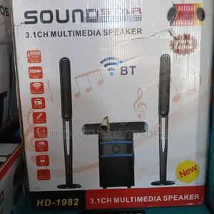 Sound Star 3.1 Channel Multimedia Speaker System (60000W HD)