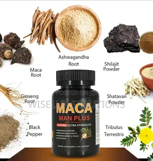 Maca Man Plus 8050MG Extra Strength Herbal Capsules