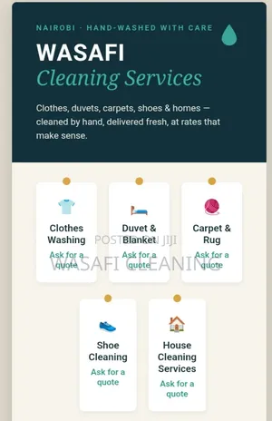 Wasafi Cleaning Services - Usafi wa Nyumba na Mazulia