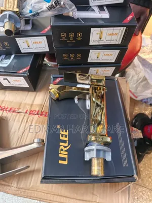 Brand New Gold Pillar Tap (One Way)