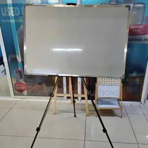 90x60cm Whiteboard yenye Stand inayokunjwa