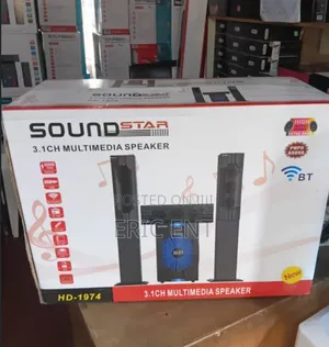 Sound Star 3.1 Channel Multimedia Speaker System DH-1974