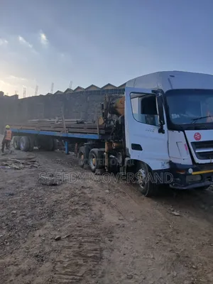 Trailer with Crane for Hire