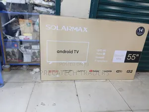 Solarmax 55" 4K Android Smart TV - Frameless UHD