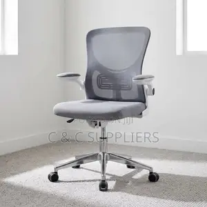 Kiti cha Ofisi cha Ergonomic cha Mid Back - Nyeupe