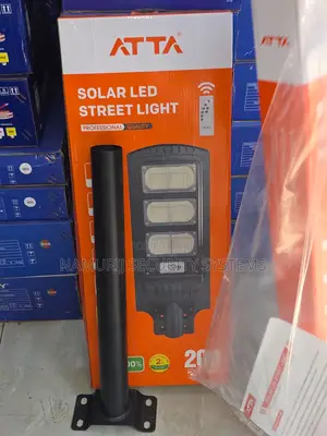 200W LED Solar Street Light - Mwanga wa Usalama wa Nje
