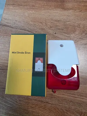 Mini Strobe Siren - Kengele ya Usalama yenye Mwanga Unaomulika