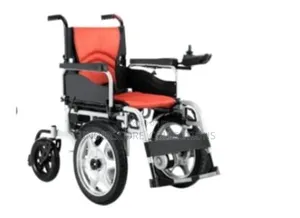 Foldable Motorized Electric Power Wheelchair - Silver Alloy
