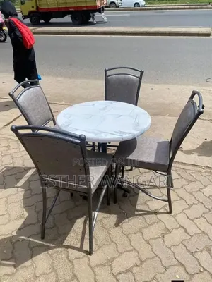 Grey Hotel Seats and Table Set