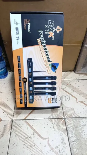 BNK X75 4-in-1 Wireless Microphone Set - 100m+ UHF
