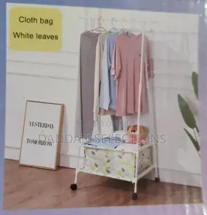 Indoor Triangular Coat Rack with Wheels