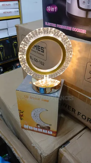 Rechargeable Table Lamp Circle with Touch Controls