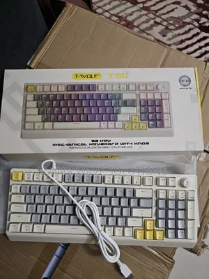 T-Wolf 97-Key Backlit Mechanical Keyboard