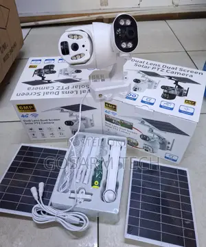Ubox 4G Solar PTZ Outdoor Camera with Dual Lens