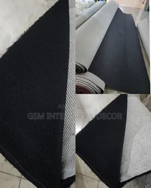Carpet za Ofisi Wall to Wall - Nyeusi Plain 4mm