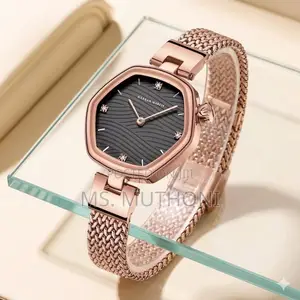 Hannah Martin Ladies' Watch - Rose Gold Mesh
