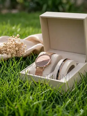 Hannah Martin Mesh Watch & Bangle Set