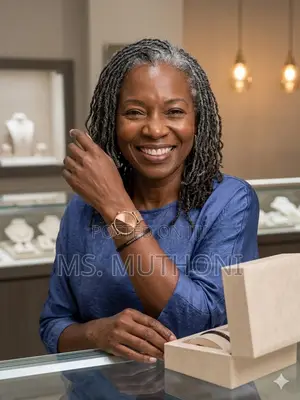 Hannah Martin Rose Gold Watch & Bangili Zawadi Set
