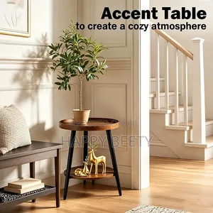 High Quality 2-Tier Round Side Table