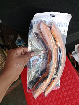 2pc Ergonomic Steering Wheel Cover Set