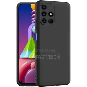 Soft Silicone Back Cover for Samsung Galaxy M51 - Black