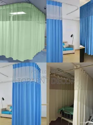 Vitambaa vya Hospitali vya Kugawa - Kijani na Bluu