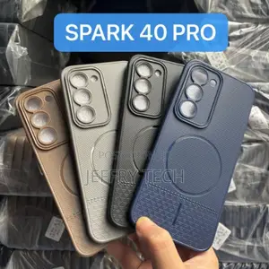 Tecno Spark 40 Pro Soft Silicone Case with MagSafe - Grey